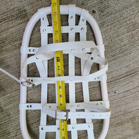 Laplandia 1988 Snow Shoes 138/5138 Vintage White Ski Lodge Decor Sweden - Picture 8 of 10